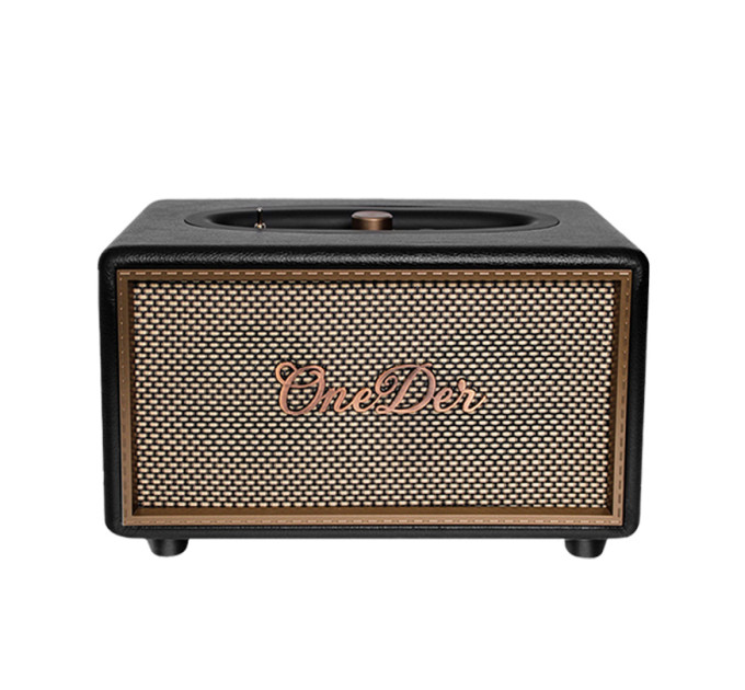 Колонка портативна Bluetooth OneDer D6 потужна з блютуз TF/USB/AUX 40 Вт Чорний