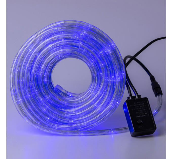 Гірлянда вулична стрічка Дюралайт 240 LED світлодіодна 7 м морозостійка Синій