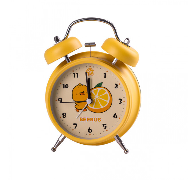 Годинник будильник Clock дитячий, настільний годинник з будильником