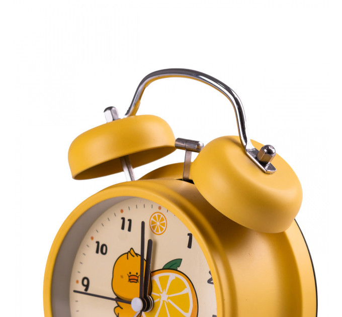 Годинник будильник Clock дитячий, настільний годинник з будильником