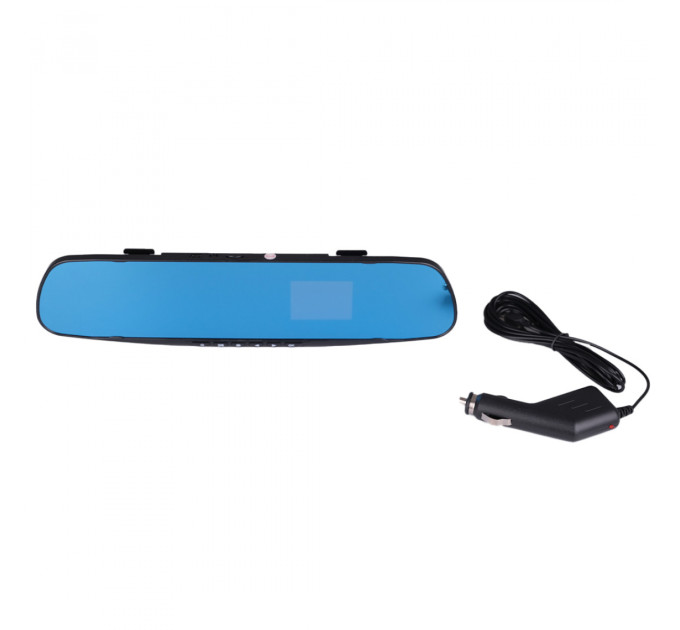 Відеореєстратор дзеркало з камерою FULL HD 8 Мп датчик удару USB JY4301
