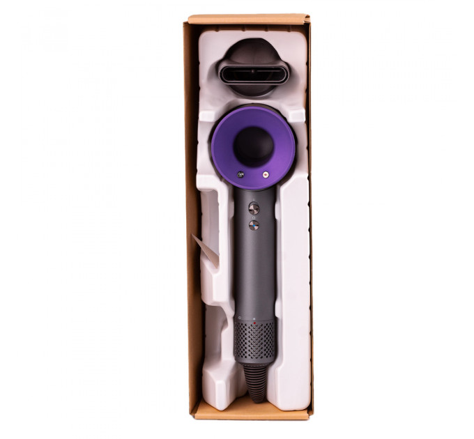 Фен стайлер для волосся Supersonic Premium 1600 Вт Magic Hair 3 режими швидкості 4 температури Фіолетовий