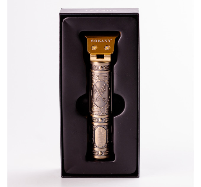 Тример професійний акумуляторний з насадками та USB машинка для стрижки бездротова Sokany SK-228