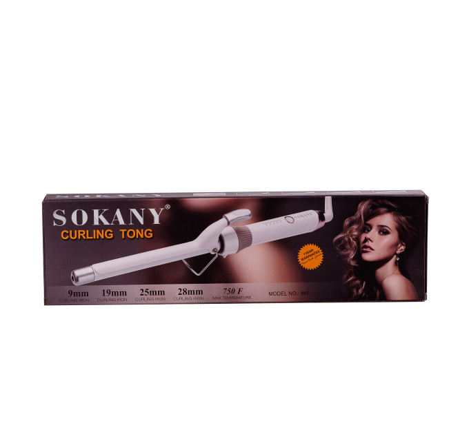 Плойка професійна для завивки волосся 9 мм щипці для локонів Sokany 667-9