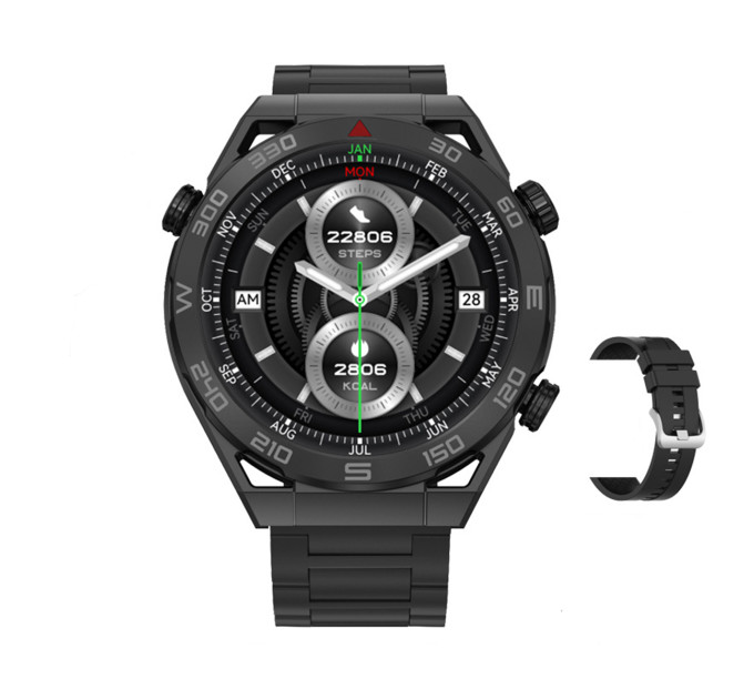 Смарт годинник SmartX X5Max чоловічий / дзвінки (Android, iOS) +2 ремінці