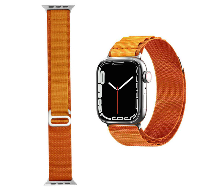 Ремінець Watch Ocean Band до годинника SmartX Ultra /Apple Watch кріплення на 42/44/45/49 мм Жовтогарячий