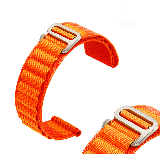 Ремінець Watch Ocean Band до годинника SmartX Ultra /Apple Watch кріплення на 42/44/45/49 мм Жовтогарячий