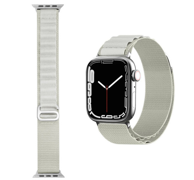 Ремінець Watch Ocean Band до годинника SmartX Ultra /Apple Watch кріплення на 42/44/45/49 мм Білий