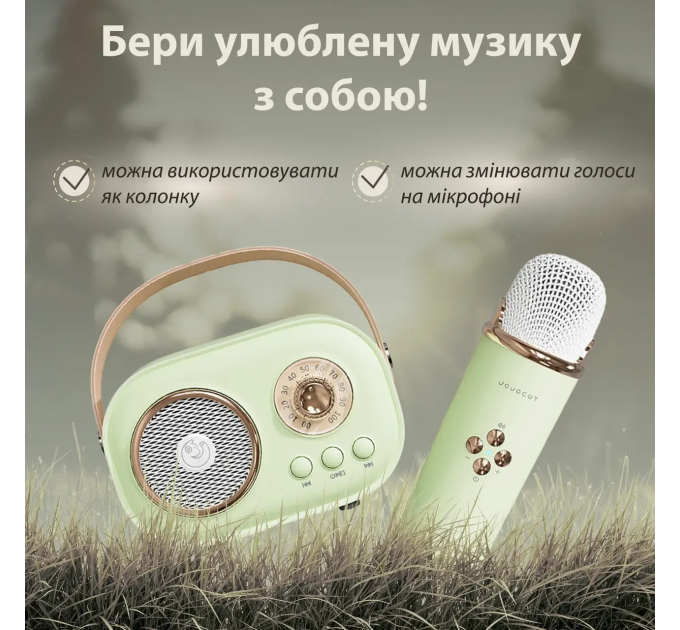 Колонка Bluetooth бездротова портативна з мікрофоном потужна колонка з вологозахистом TF card Platinum C-20 Зелений