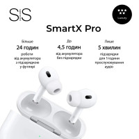Навушники бездротові SmartX Pro Luxury Bluetooth бездротова зарядка люкс якість AAA блютуз Навушники бездротові SmartX Pro Luxury Bluetooth бездротова зарядка люкс якість AAA блютуз