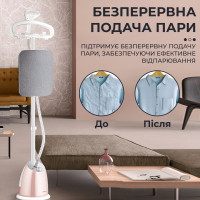 Відпарювач підлоговий вертикальний 2200 Вт парогенератор для одягу на 2.2 л парова праска SOKANY SK-4007 Відпарювач підлоговий вертикальний 2200 Вт парогенератор для одягу на 2.2 л парова праска SOKANY SK-4007
